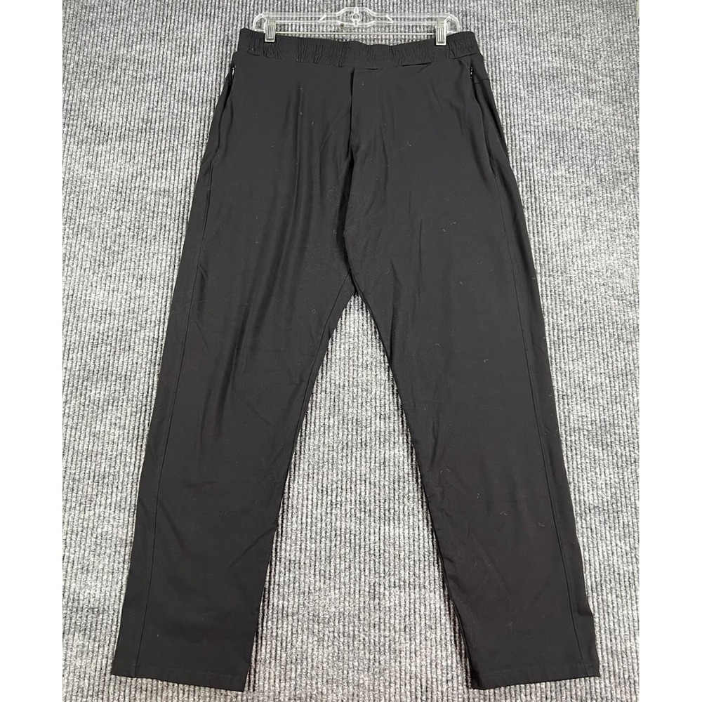 Public Rec Activewear Pants Mens Size 36x32 Black Casual Comfort Drawstrings